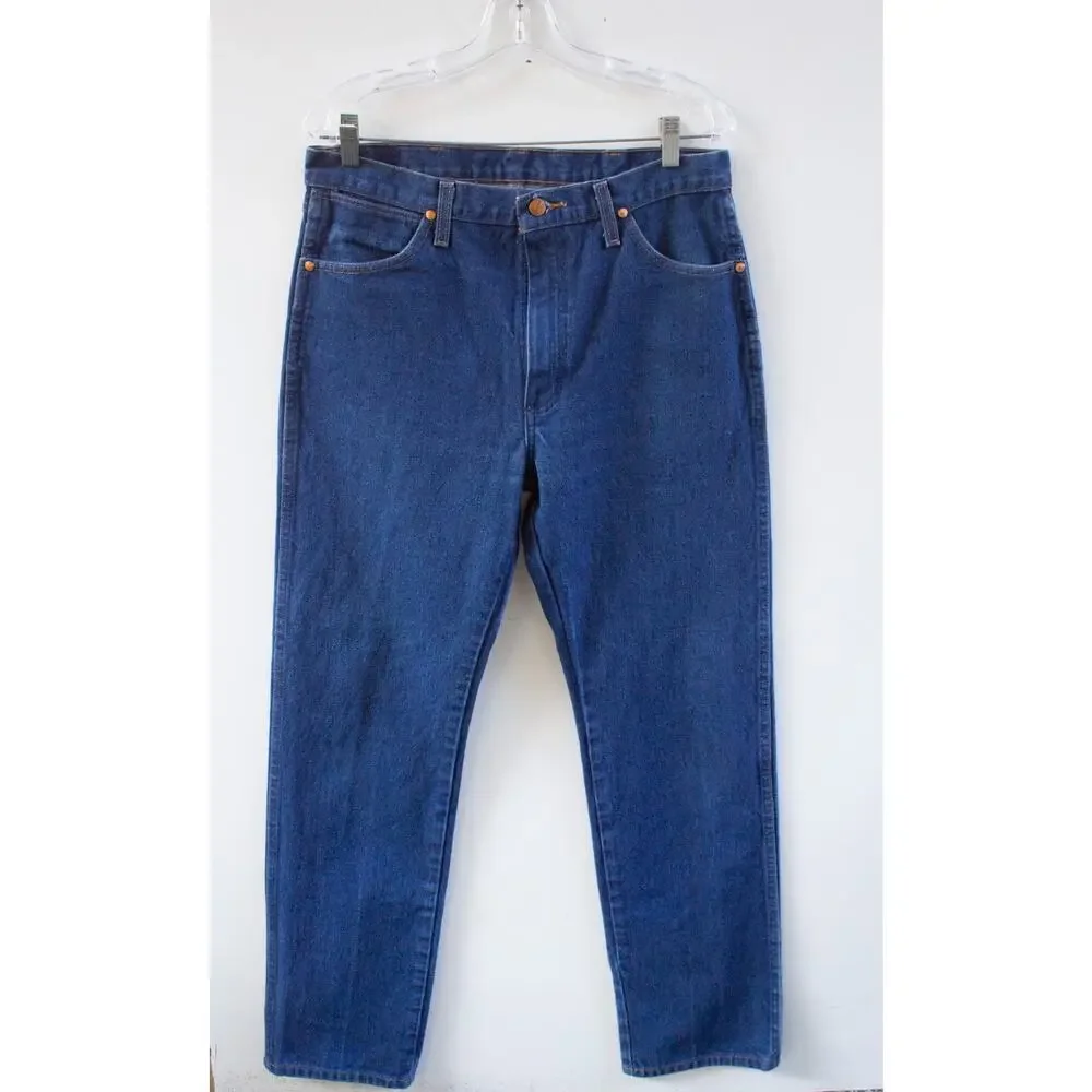 New Wrangler Cowboy Cut 13MWZ Original Fit Jeans Rigid Indigo Men's Size 34x34